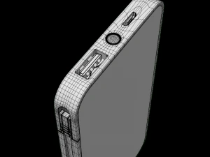 हुंडई एमपीबी 50W 5000 एमएएच पावर बैंक सफेद 3D मॉडल