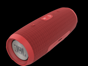 jbl charge 3 wireless portable speaker red 3D Model