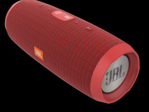 jbl charge 3 wireless portable speaker red 3D Model