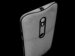 moto g turbo edition white 3D Model