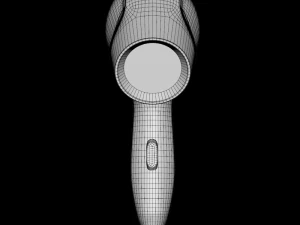 Panasonic eh nd11 Haartrockner wei&szlig; 3D Modell