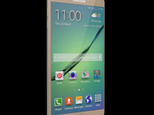 सैमसंग गैलेक्सी ए9 प्रो 2016 गोल्ड 3D मॉडल