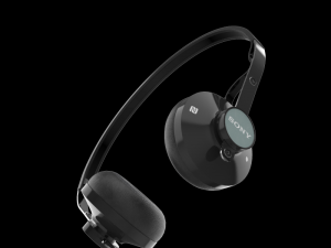 sony sbh60 bluetooth headset black 3D मॉडल