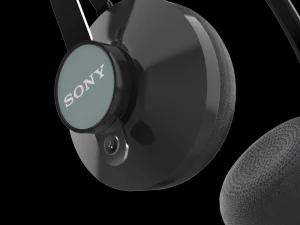 sony sbh60 bluetooth headset black 3D Model