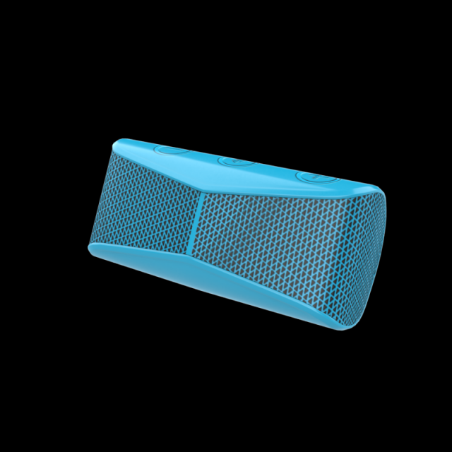 logitechbluetoothspeakerx300blue 3D मॉडल .c4d .max .obj .3ds .fbx .stl .blend 