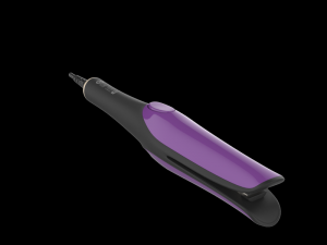 philipsbhh777straightenerandcurlerpurpleblack 3D Model