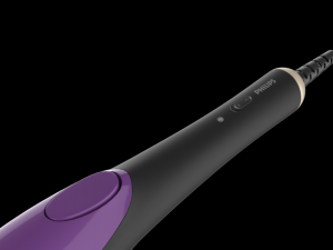 philipsbhh777straightenerandcurlerpurpleblack 3D Model
