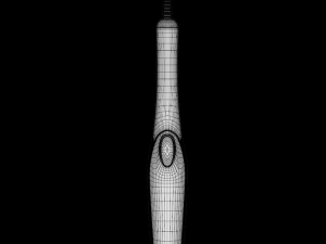 philipsbhh777straightenerandcurlerpurpleblack 3D Model