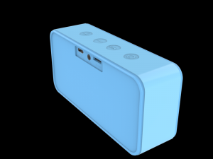philipsbt64abluetoothspeakerblue 3D मॉडल