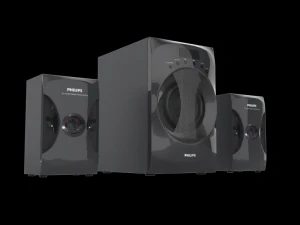 philips mms4040f pc speaker black 3D Model
