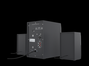 philips mms4040f pc speaker black 3D मॉडल