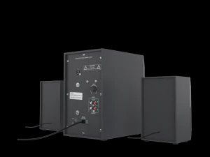 philips mms4040f pc speaker black 3D Model