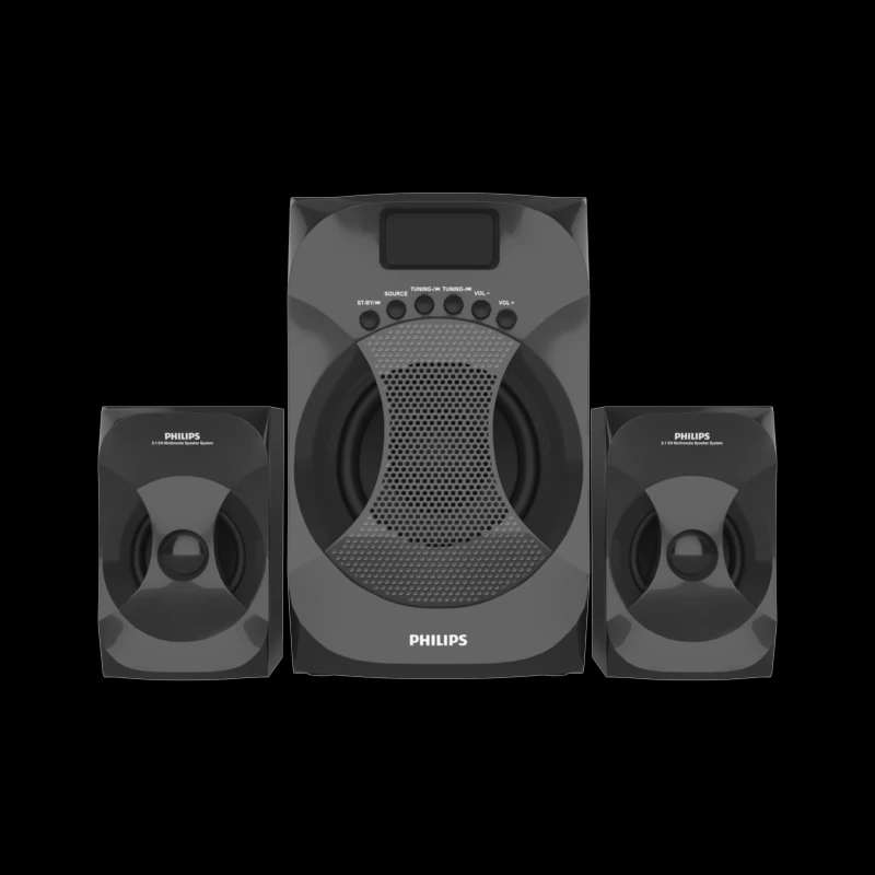 philips mms4545b 94 speaker black 3D Model .c4d .max .obj .3ds .fbx .stl .blend 