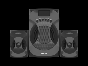 philips mms4545b 94 speaker black 3D Model