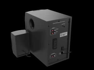 philips mms4545b 94 speaker black 3D Model