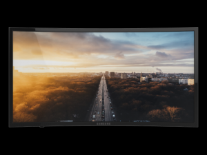 samsung 40k6300 curved full hd smart tv dark titan Modelo 3D
