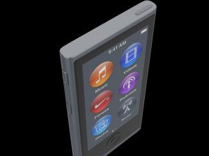apple ipod nano 16gb 2012 slat md481hna 3D मॉडल
