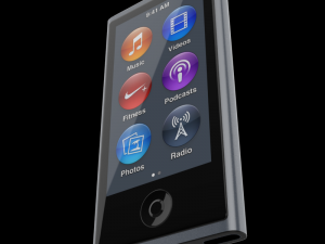apple ipod nano 16gb 2012 slat md481hna 3D मॉडल