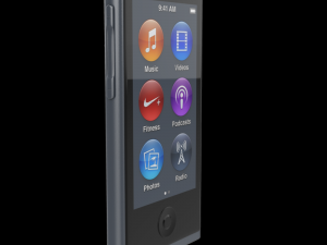 apple ipod nano 16gb 2012 slat md481hna 3D मॉडल