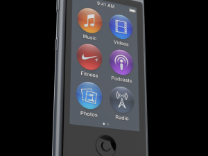 apple ipod nano 16gb 2012 slat md481hna 3D मॉडल