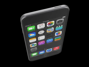 apple mkh02zpa ipod touch 32gb space gray 3D Model