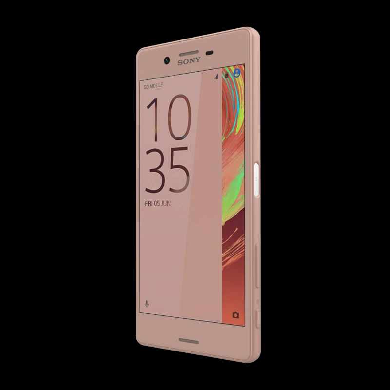 sony xperia x rose gold 64gb 3D Model .c4d .max .obj .3ds .fbx .stl .blend 