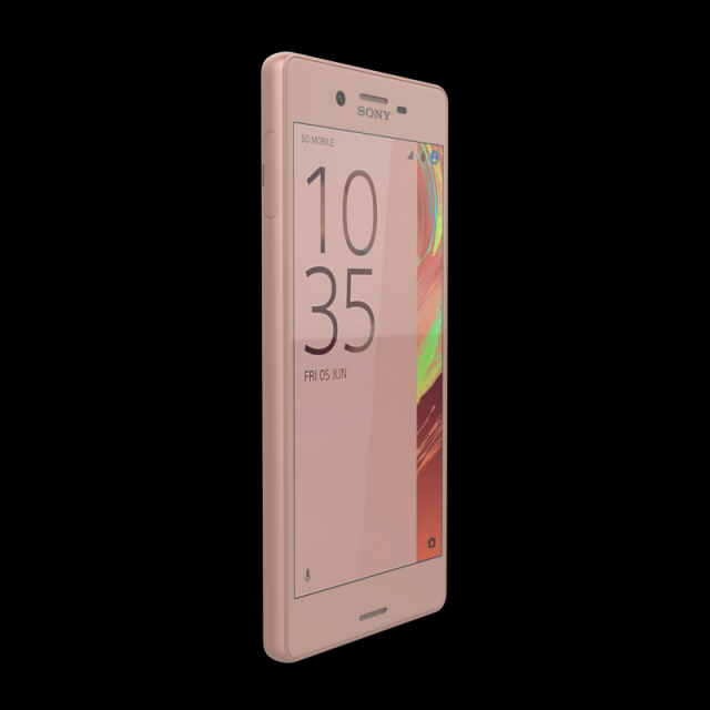 sony xperia x rose gold 64gb 3D in 3DExport