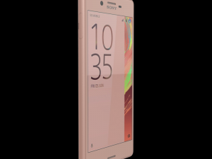 sony xperia x rose gold 64gb 3D मॉडल