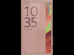 sony xperia x rose gold 64gb 3D Model