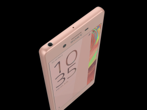 sony xperia x rose gold 64gb 3D मॉडल