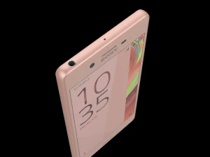 sony xperia x rose gold 64gb 3D Model