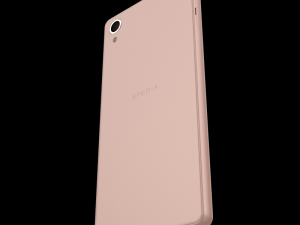 sony xperia x rose gold 64gb 3D मॉडल