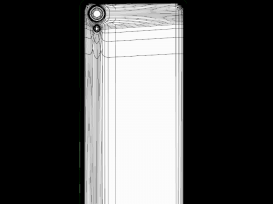sony xperia x rose gold 64gb 3D मॉडल