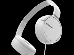 sony mdrzx110 headphones white 3D मॉडल