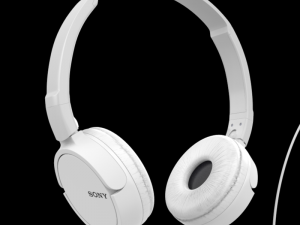 sony mdrzx110 headphones white Modelo 3D