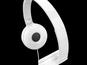 sony mdrzx110 headphones white Modelo 3D