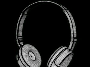 sony mdrzx110 headphones white 3D Model