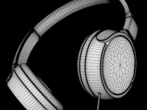 sony mdrzx110 headphones white 3D Model in Audio 3DExport