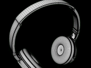 sony mdrzx110 headphones white 3D Model