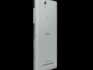 sony xperia c3 gsm phone dual sim white 3D मॉडल