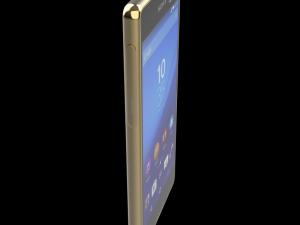 sony xperia m5 ltet gsm dual sim gold 3D मॉडल