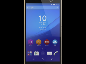sony xperia m5 ltet gsm dual sim gold 3D मॉडल