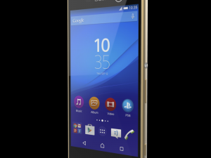 sony xperia m5 ltet gsm dual sim gold 3D मॉडल
