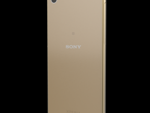 sony xperia m5 ltet gsm dual sim gold 3D मॉडल
