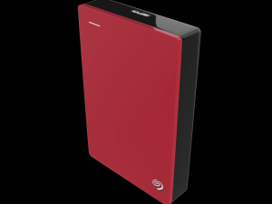 seagate 4tb backup plus portable drive red Model 3D