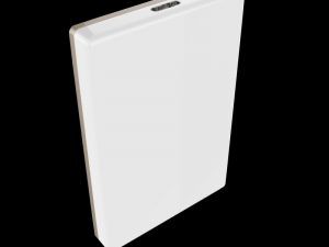 seagate 1tb backup plus slim portable drive gold 3D 모델
