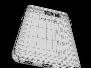 samsung galaxy s6 edge plus 32 gb silver Modelo 3D