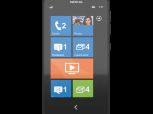 nokia x gsm 携帯電話デュアル SIM ブラック 3Dモデル