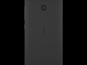 nokia x gsm mobile phone dual sim black 3D Model