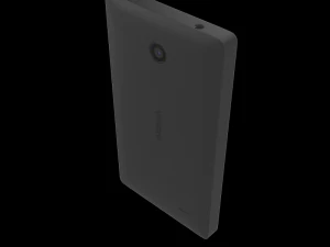 nokia x gsm mobile phone dual sim black 3D Model